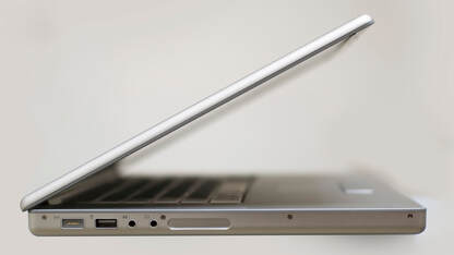 Side view of MacBook Pro